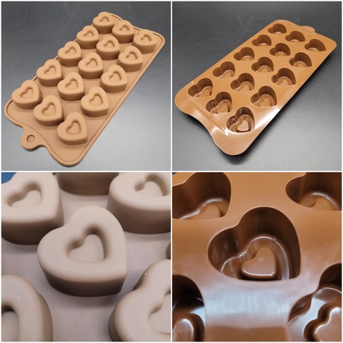 Pralinenform aus silikon - silikon, herz