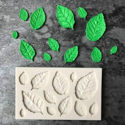 Silikonform blätter - 3d,